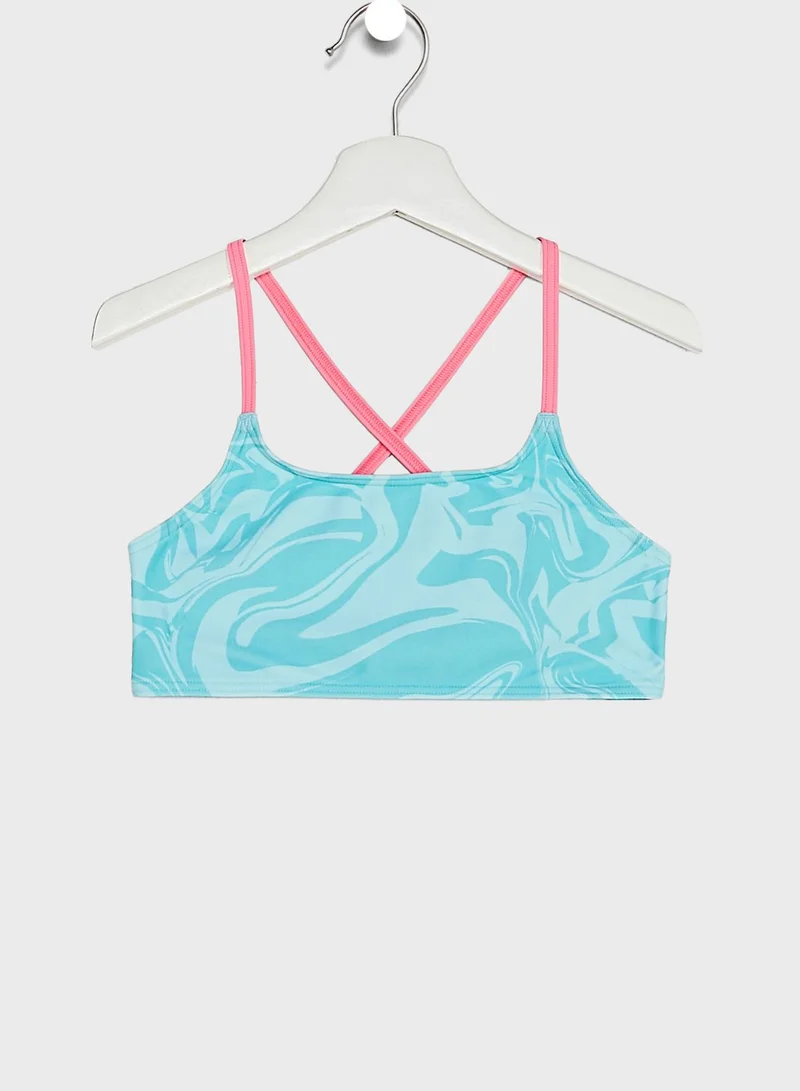 Marks & Spencer Kids 3 Piece Marble Print Swim Set