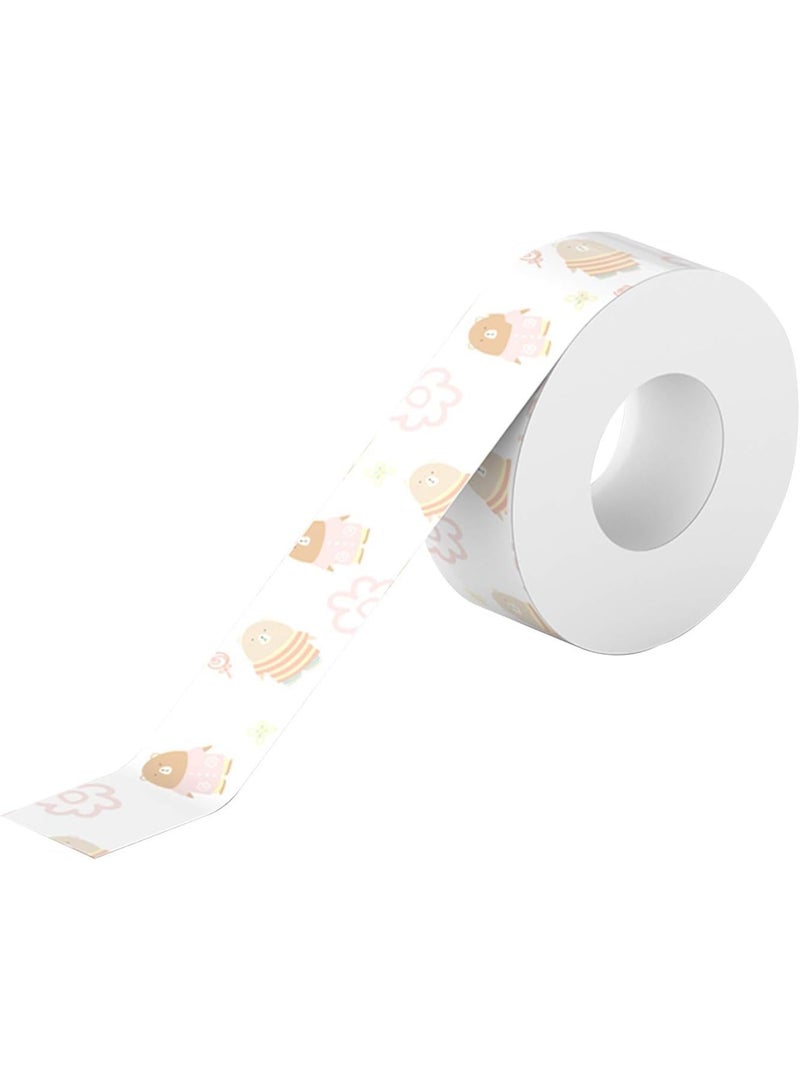 PeriPage PeriPeri PeriPage Full Sticky L1 Label Tape 1-Roll/Box (Self-Adhesive) for PeriPage L1 Plus, P10 Greedy Bear Color - Image 1