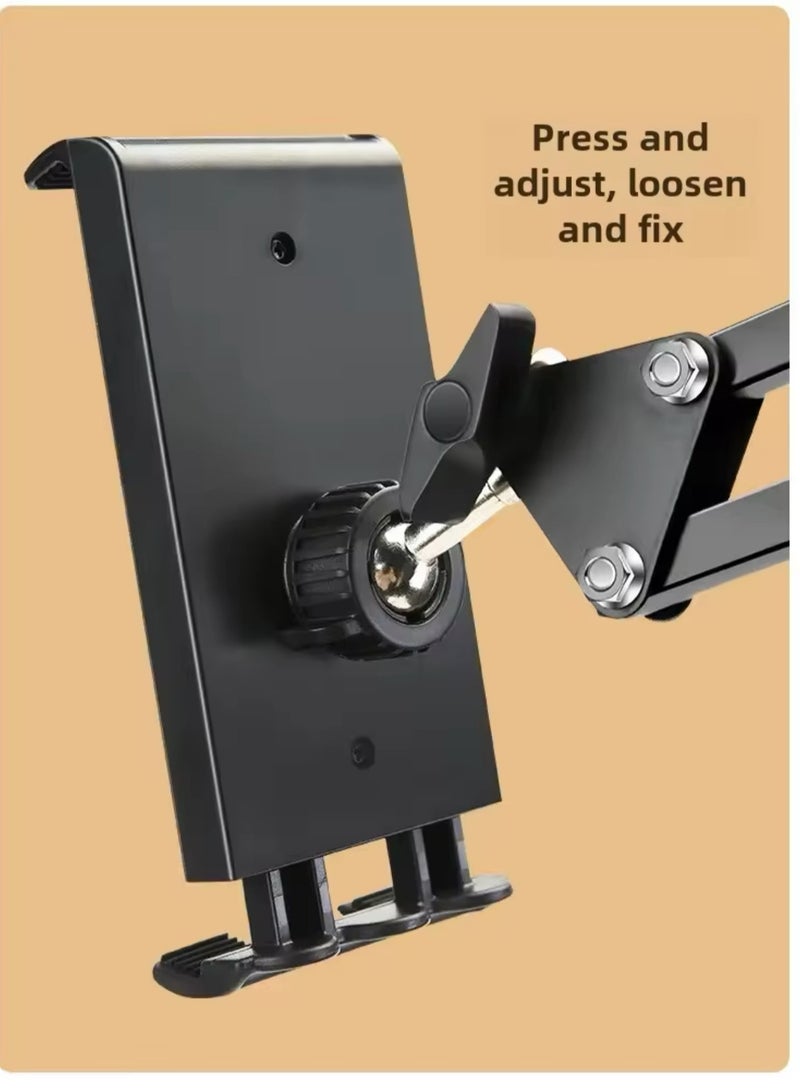 Tablet Floor Stand, 360° Flexible Rotation Tablet Stand with Heavy Duty Base, phone stand，Tablet Floor Stand Holder Adjustable,Compatible with iPad Air/Mini/Pro 11/9.7/All iPhones, Most Cell Phones (3.5"-11") - Image 5