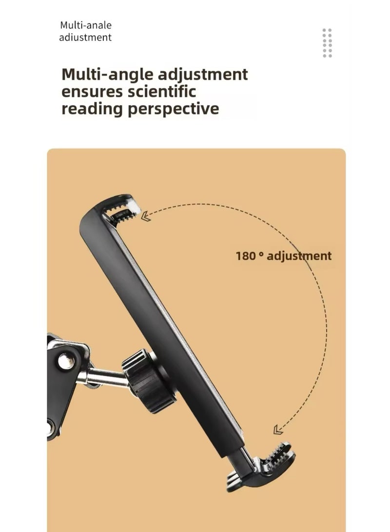 Tablet Floor Stand, 360° Flexible Rotation Tablet Stand with Heavy Duty Base, phone stand，Tablet Floor Stand Holder Adjustable,Compatible with iPad Air/Mini/Pro 11/9.7/All iPhones, Most Cell Phones (3.5"-11") - Image 4