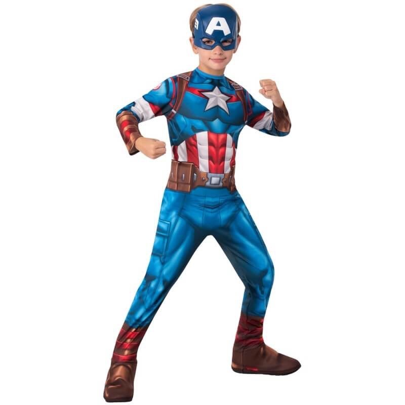 RUBIE'S Captain America Classic Kids' Costume (Large) - Image 1