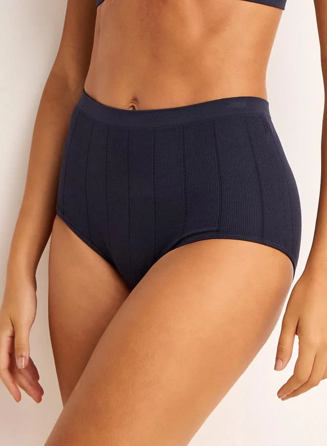Splash FAV Full Briefs High Waist Ribbed Texture