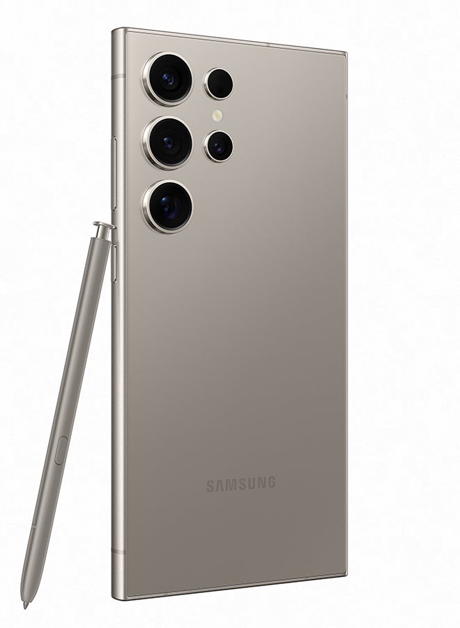 سامسونج هاتف Galaxy S24 Ultra ثنائي شريحة الاتصال بلون رمادي تيتانيوم وذاكرة وصول عشوائي (RAM) سعة 12 جيجابايت وذاكرة تخزين داخلية 256 جيجابايت يدعم تقنية 5G - إصدار عالمي - Image 4