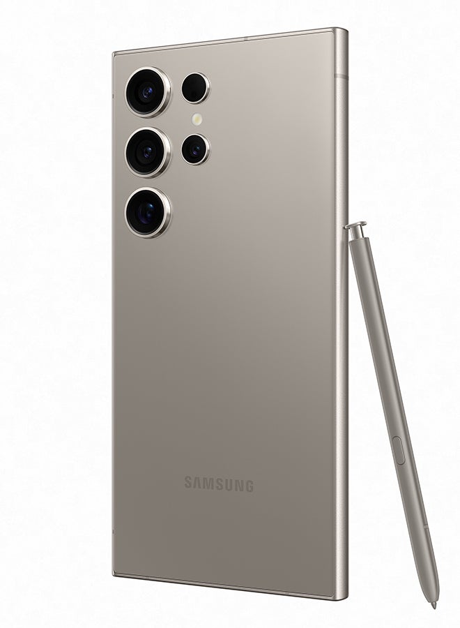 سامسونج هاتف Galaxy S24 Ultra ثنائي شريحة الاتصال بلون رمادي تيتانيوم وذاكرة وصول عشوائي (RAM) سعة 12 جيجابايت وذاكرة تخزين داخلية 256 جيجابايت يدعم تقنية 5G - إصدار عالمي - Image 5