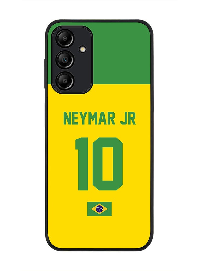 Stylizedd Rugged Black edge case for Samsung Galaxy A15 / A15 5G, Slim fit Thin Cover- Football Team-Brazil, Player Name-Neymar Jr - Image 1