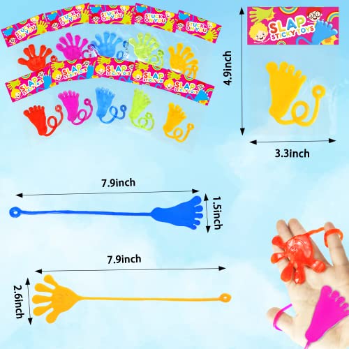 Leetous Large Sticky Hands & Feet Party Favors Supplies for Toddlers (20 PCS), Christmas Pinata Goodie Bag Stocking Stuffers Fillers for Kids,School Student Treats Treasure Box Prizes Toy Gifts for Boys Girls - Image 4