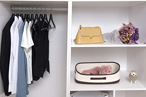 Quality Hangers Quality Black Wooden Hangers - Slightly Curved Hanger Set of 20-Pack - Solid Wood Coat Hangers with Stylish Chrome Hooks - Heavy-Duty Clothes, Jacket, Shirt, Pants, Suit Hangers (Black-Gold Hook, 20) - Image 3
