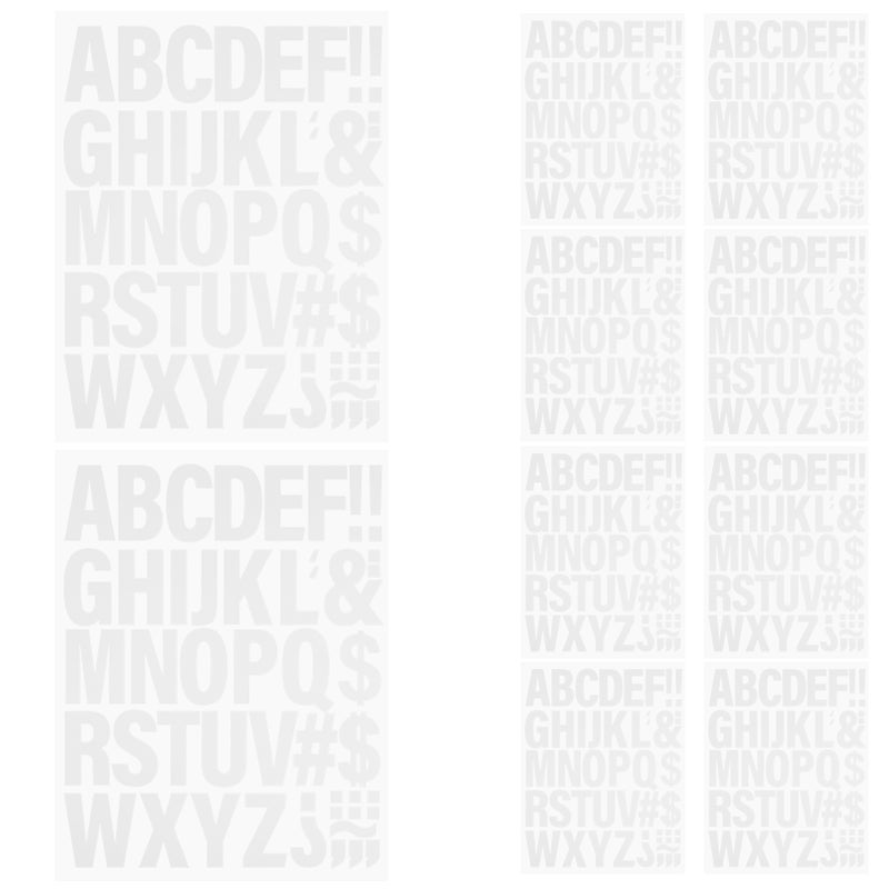 Vinyl Heat Transfers Letters Suitable for Shirts Hats Bags with Long-Lasting Adhesion - Image 1