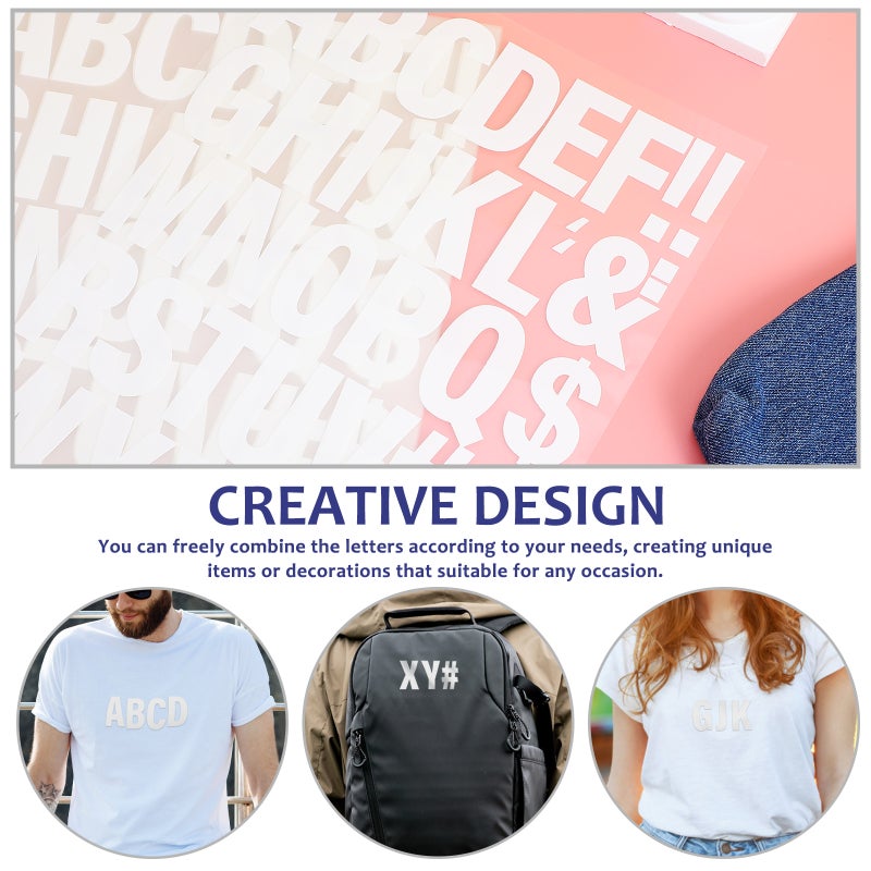 Vinyl Heat Transfers Letters Suitable for Shirts Hats Bags with Long-Lasting Adhesion - Image 3
