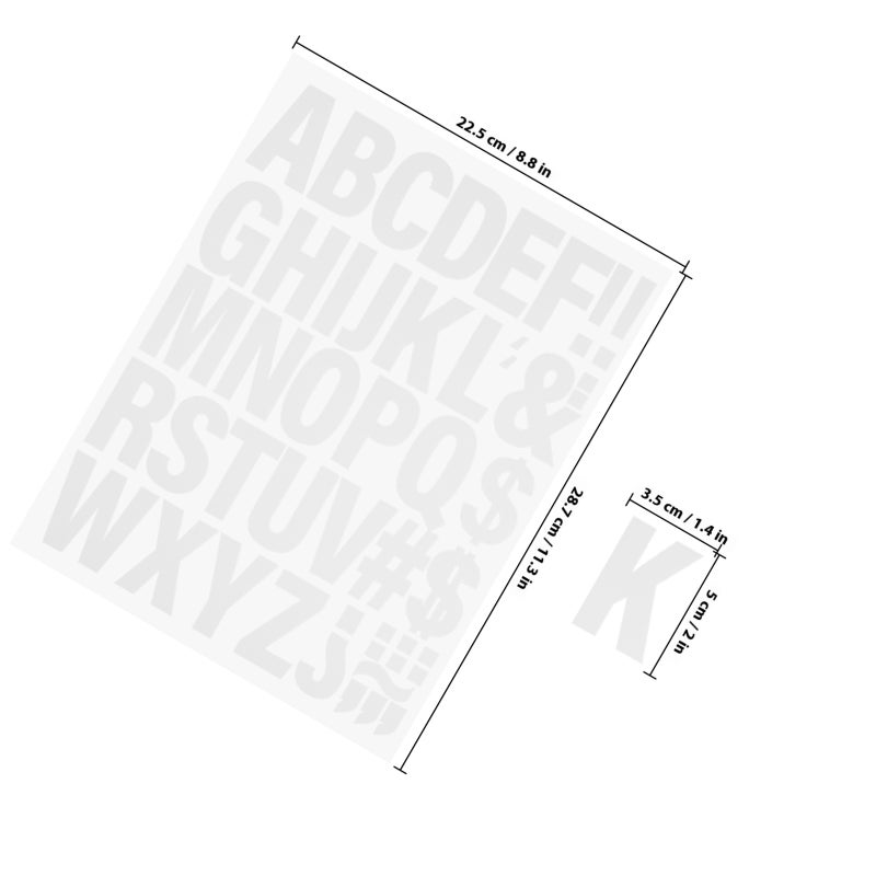 Vinyl Heat Transfers Letters Suitable for Shirts Hats Bags with Long-Lasting Adhesion - Image 2