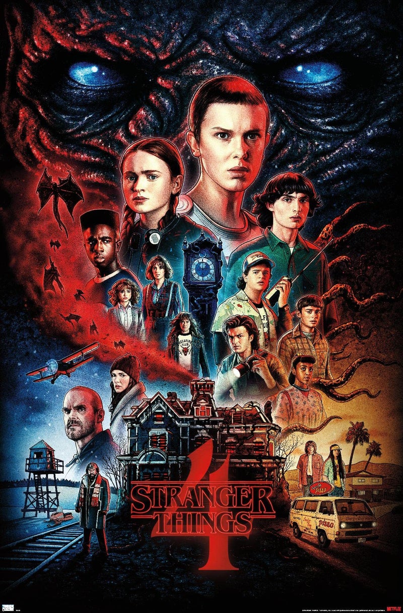 Trends International Netflix Stranger Things: Season 4 - One Sheet Wall Poster, 22.375" x 34", Unframed Version - Image 1