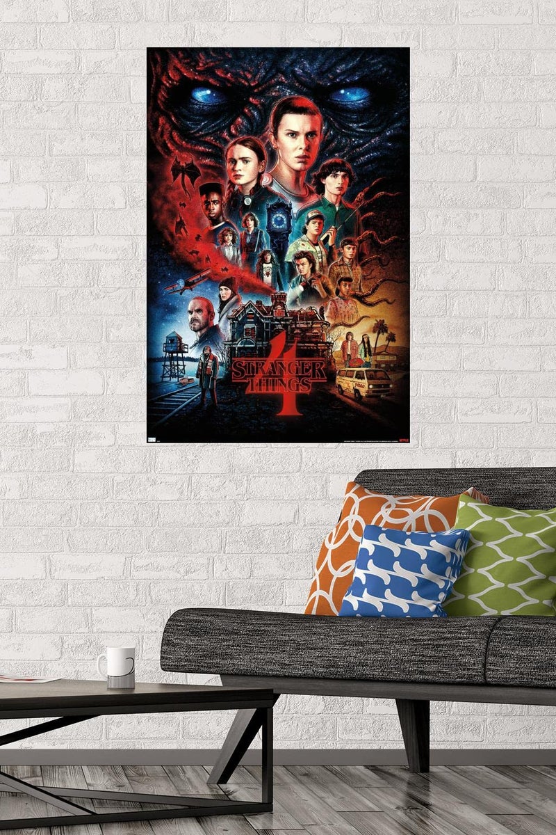 Trends International Netflix Stranger Things: Season 4 - One Sheet Wall Poster, 22.375" x 34", Unframed Version - Image 2