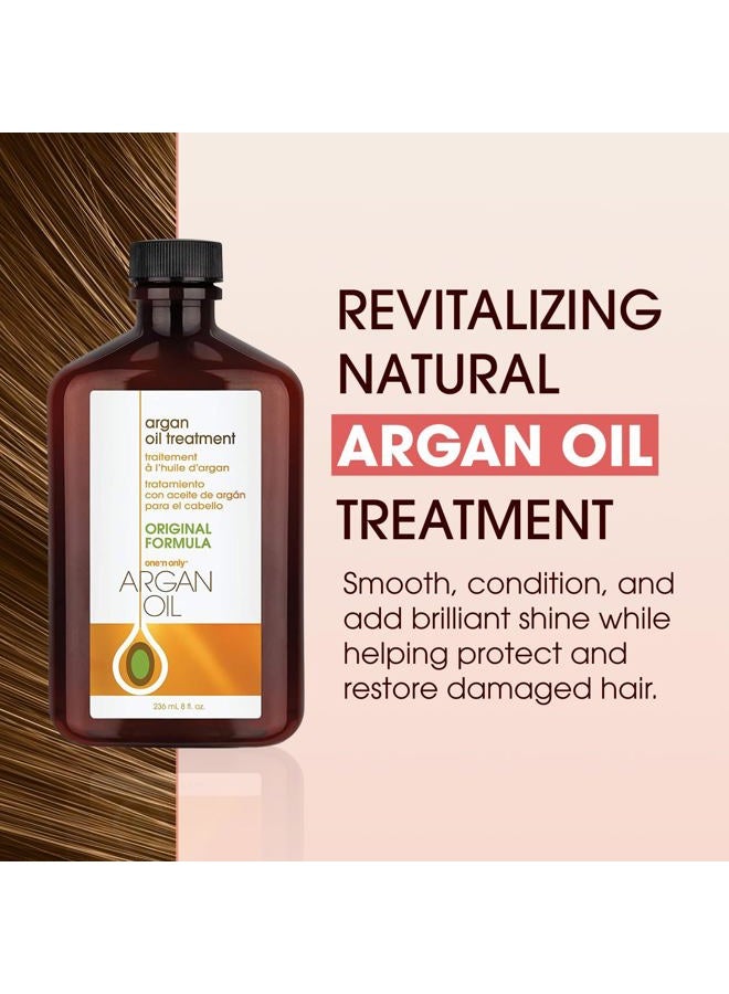 One N Only One 'n Only Argan Oil Hair Treatment, Helps Smooth and Strengthen Damaged Hair, Eliminates Frizz, Creates Brilliant Shines, Non-Greasy Formula, 8 Fl. Oz - Image 3