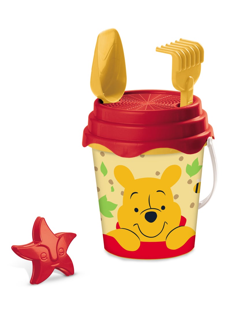 Mondo Winnie The Pooh Bio Bucket Set 17cm | Beach and Water Toys | Sand Bucket | Summer Toys | Perfect gift for Kids and Toddlers - Image 1