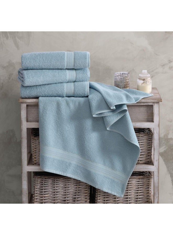 TM HOME Luxury Hotel Bath Sheet – 100% Natural Cotton – Soft Baby Blue Color – Ultra-Soft, Highly Absorbent & Quick-Dry – Premium 140×70 cm Towel with Hotel-Grade Quality - Image 2