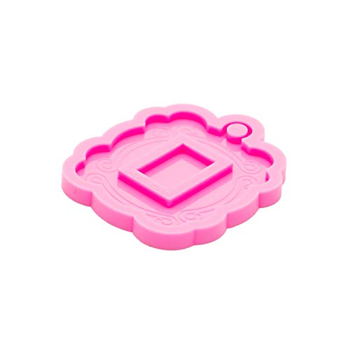 Angel Wings Scalloped Photo Frame Pendant Necklaces Silicone Mold With Hole Resin Keychain Mold Decorative Pattern Decoration Bag Luggage Charms Jewelry Making Clay Molds - Image 5