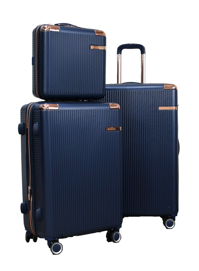 Morano Hard-Side Travel Back Luggage Trolley Set 4 Pcs. - Image 2