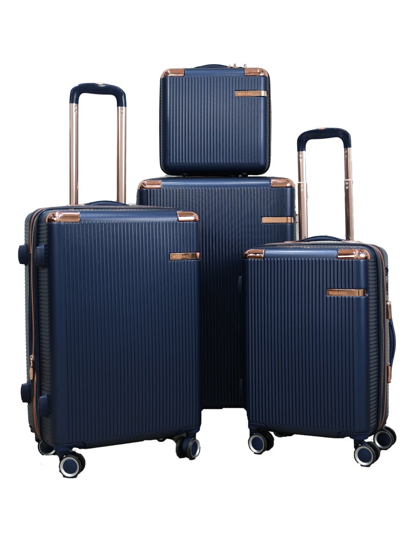 Morano Hard-Side Travel Back Luggage Trolley Set 4 Pcs. - Image 1
