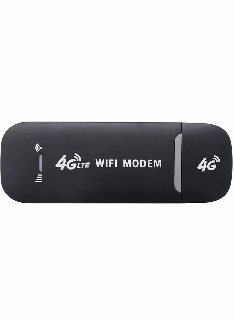 جهاز توجيه واي فاي محمول مع فتحة لبطاقة SIM، مودم USB 4G لسيارة نقطة اتصال، محول واي فاي USB بسرعة 150 ميجابت في الثانية.  - Image 1