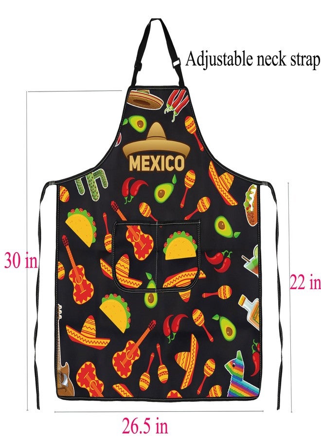 BNQL Mexico Apron - Funny Mexico Gifts for Mexican Food Lovers & Vacation Gifts - Mexico Apron - Image 2
