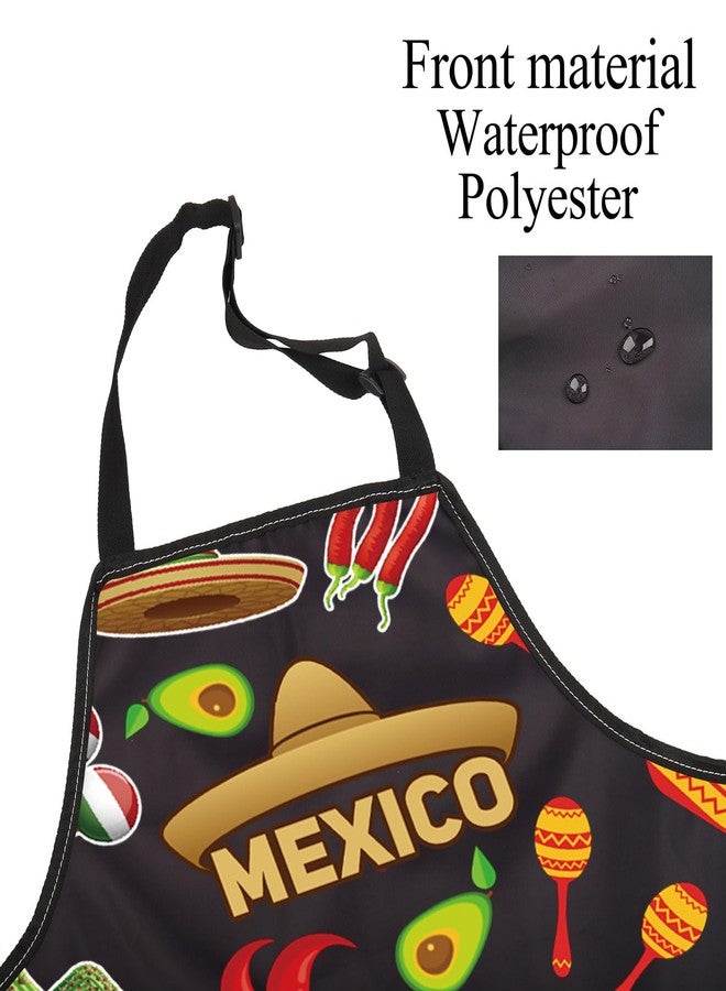 BNQL Mexico Apron - Funny Mexico Gifts for Mexican Food Lovers & Vacation Gifts - Mexico Apron - Image 3