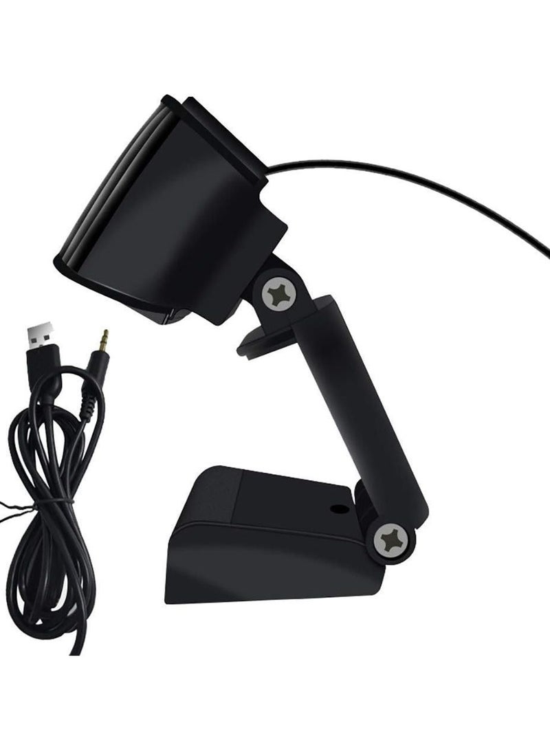 كاميرا ويب كمبيوتر USB 2.0 بدقة HD 1280×720 مع تركيز تلقائي ودوران سهلة الاستخدام - Image 2