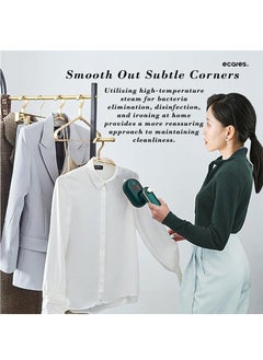 ECARES ECARES® Portable Handheld Electric Iron, 180° Rotatable Professional Mini Steam Iron For Clothes, Foldable Travel Garment Steamer Micro Steam Iron For Home Travel Sewing Quilting.  - Image 4