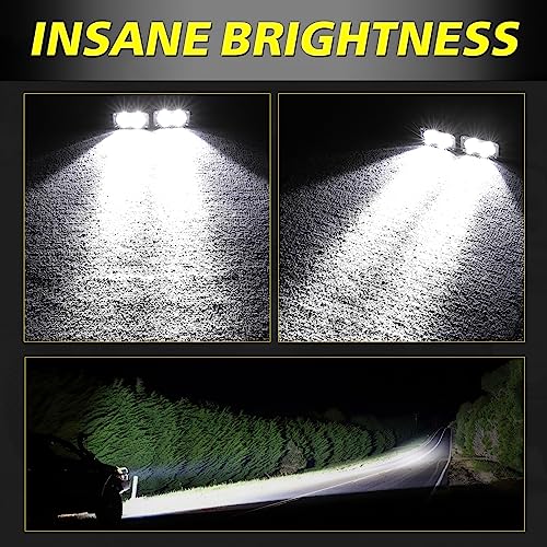 AKD Part LED Pods, AKD Part 3 Inch CREE LED Off Road Driving Lights 40W Spot Small LED Fog Lights Pods Ditch Lights Backup Light 2 Packs for Truck Motorcycle UTV ATV SUV Surron Toyota - Image 4