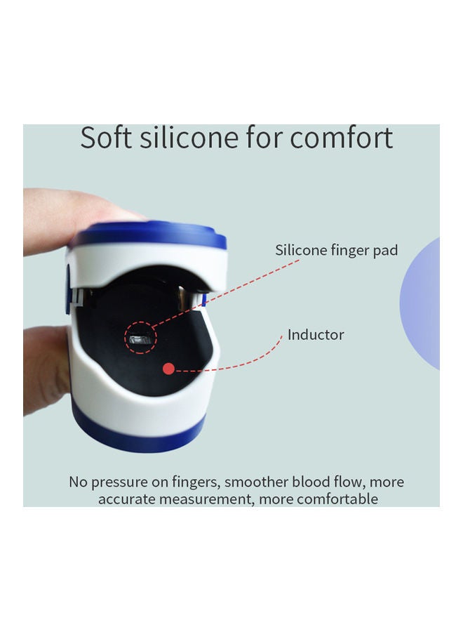 NIBEMINENT Household Finger Oximeter Pulse Rate Perfusion Index SPO2 Blood-oxygen Data Measurement OLED Display with Automatic Shutdown Function Multicolor - Image 4