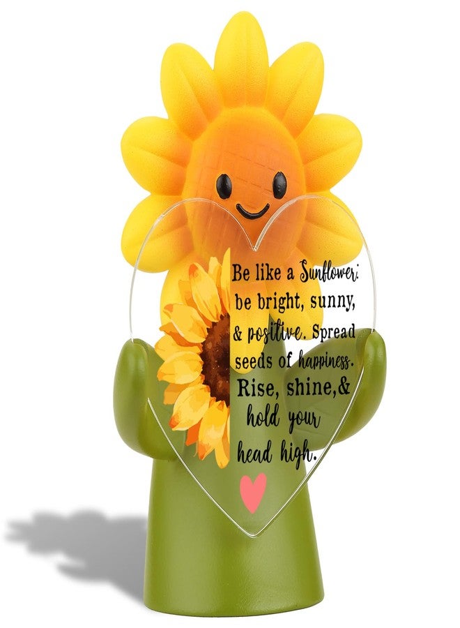 THRXOBN Radiant Joy Sunflower Figurine Gift, Bright & Sunny Inspiration Gift for Women, Proactive Positivity Present for Friend, Uplifting Desk Decor for Coworker, WMA18 - Image 1