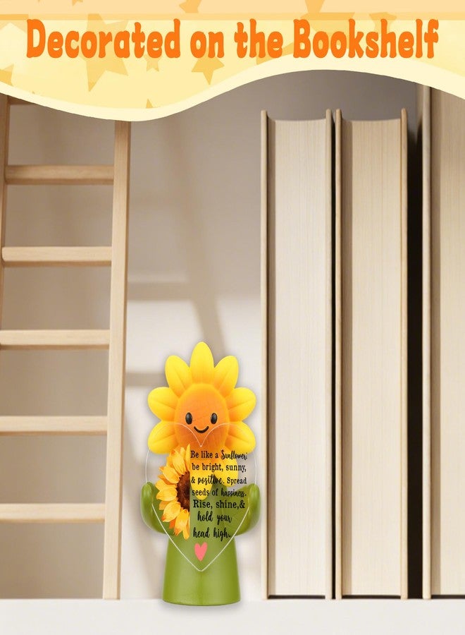 THRXOBN Radiant Joy Sunflower Figurine Gift, Bright & Sunny Inspiration Gift for Women, Proactive Positivity Present for Friend, Uplifting Desk Decor for Coworker, WMA18 - Image 5