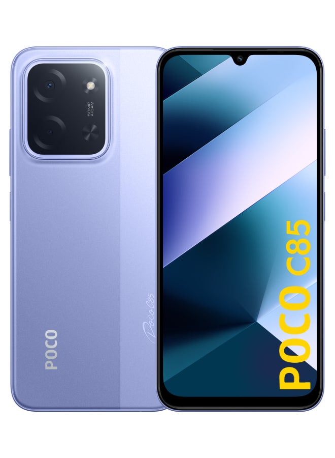 Xiaomi POCO C85 Dual SIM Purple 6GB RAM 128GB 4G - Global Version - Image 1