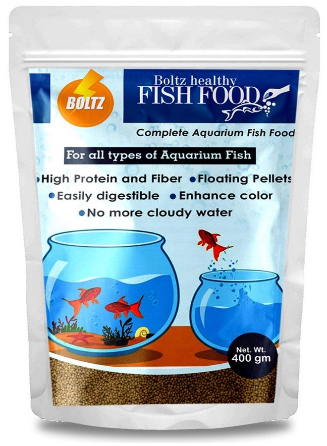 Boltze طعام حبيبي للأسماك البالغة للنمو والصحة، اختيار أخصائي التغذية (400 جم)، 1 عبوة - Image 1