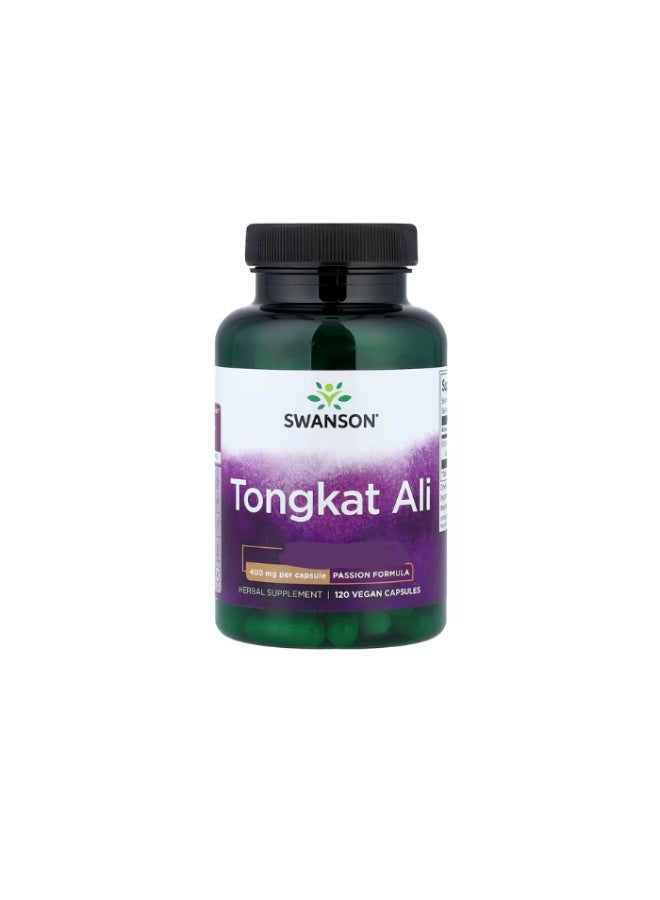 SWANSON Tongkat Ali 120 Capsules (400 mg per Capsule)