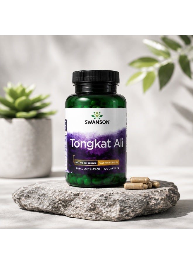 SWANSON Tongkat Ali 120 Capsules (400 mg per Capsule) - Image 1