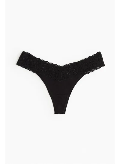 H&M 10-pack lace thong briefs