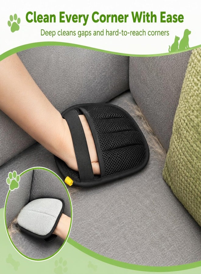 2Pcs Pet Hair Remover for Laundry,Pet Hair Removal Glove,Dog Hair Remover,Easily Removing Pet Hair from Carpets,Clothes,and Sofas - Image 5