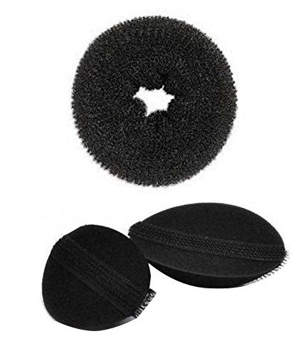 Out of the Box Out Of Box set of 2 princess and Donut medium hair puff volumizer Puff Maker Party Hairdos Women hair clip Hair Style Maker - Image 5