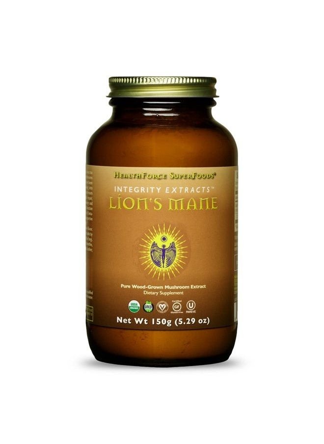 HEALTHFORCE SUPERFOODS Integrity Extracts Lion's Mane - 150 g Powder  - Image 1