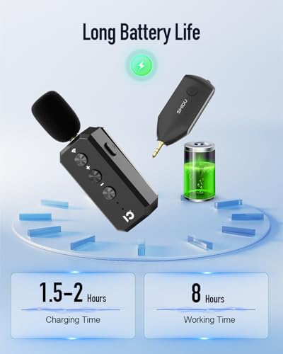 SHIDU Wireless Microphone Headset 24G Wireless lavalier Mics System with 35MM Plug for Voice Amplifier Speakers PA System Teacher Tour Guides Fitness Instructor - Image 3