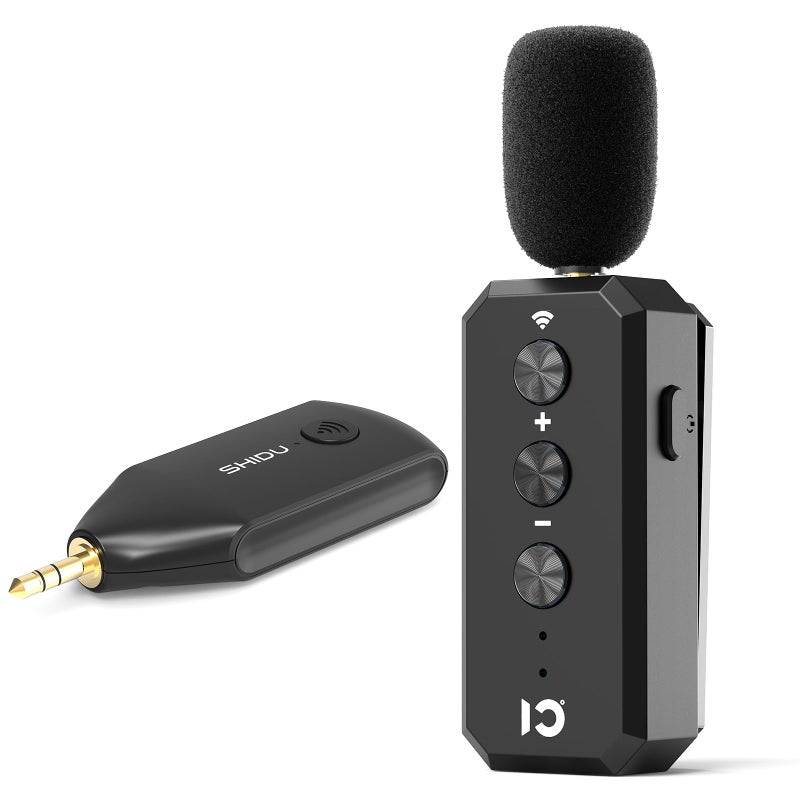 SHIDU Wireless Microphone Headset 24G Wireless lavalier Mics System with 35MM Plug for Voice Amplifier Speakers PA System Teacher Tour Guides Fitness Instructor - Image 2