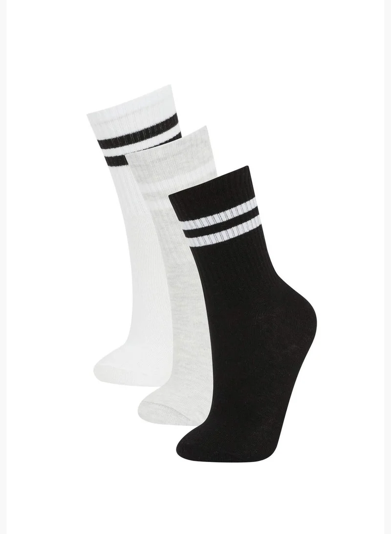 DeFacto 3 Pack Woman High Cut Socks