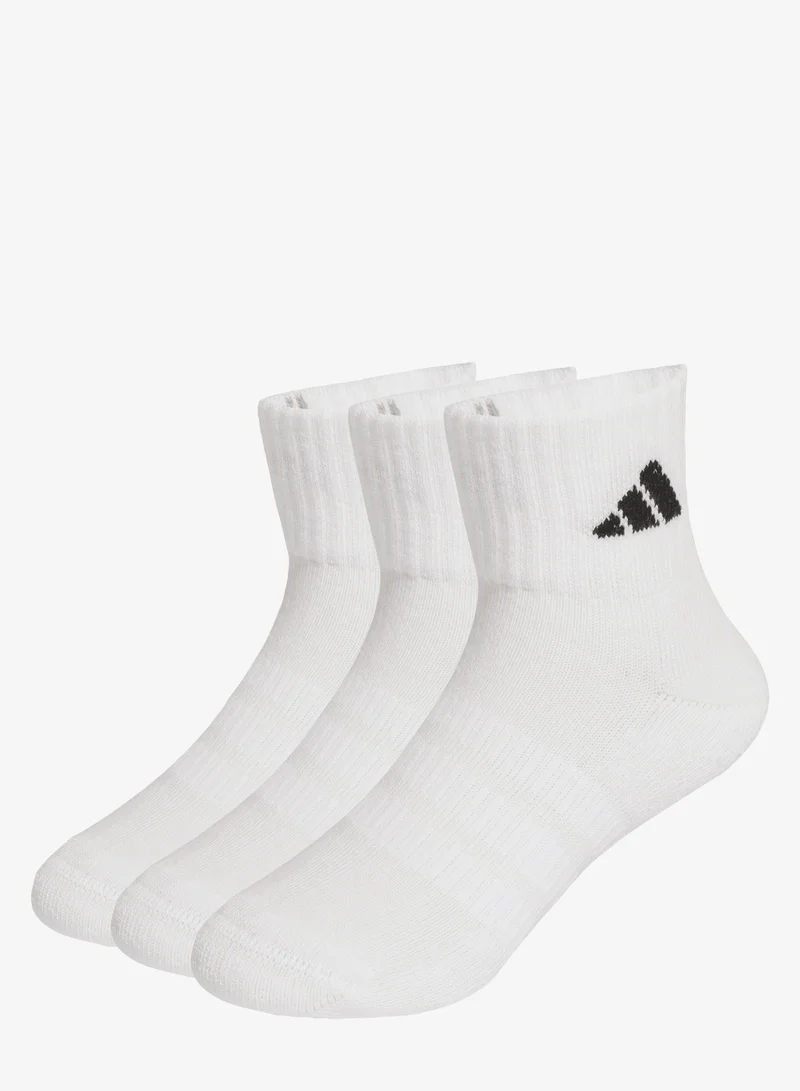 اديداس جوارب CUSHIONED SPORTSWEAR ANKLE 3 PAIR PACK
