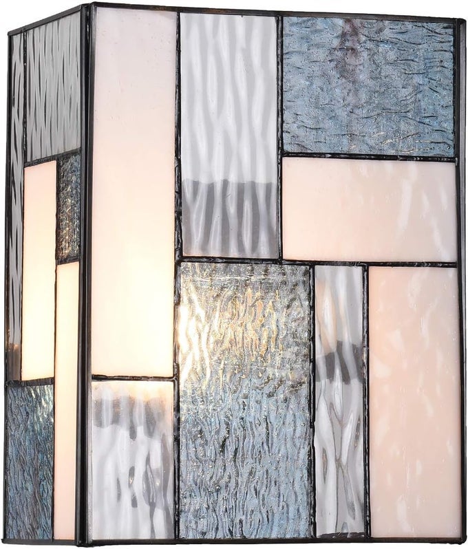 ONE TIFFANY WALL SCONCES 51X78X98 INCHES MODERN TIFFANY STYLE WALL SCONCES STAINED GLASS WALL LIGHT FOR BEDROOMBATHROOMLIVINGROOMCORRIDORSTAIRWAY