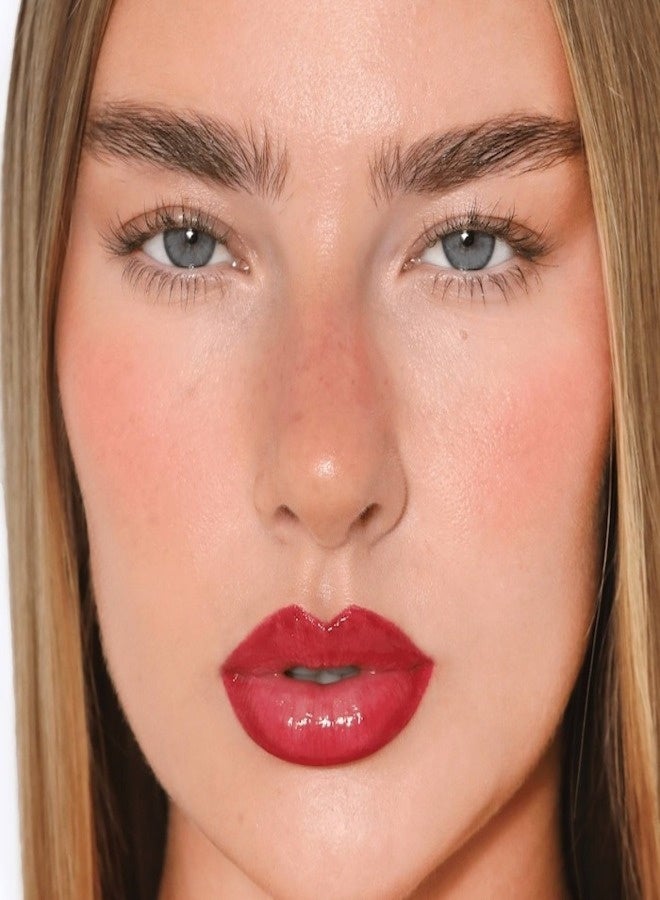 REFY Tinted Lip Gloss – Red Shade, Hydrating Buildable Gloss, Sheer-to-Medium Coverage, High-Shine Finish, 13 mL / 0.44 fl oz - Image 3