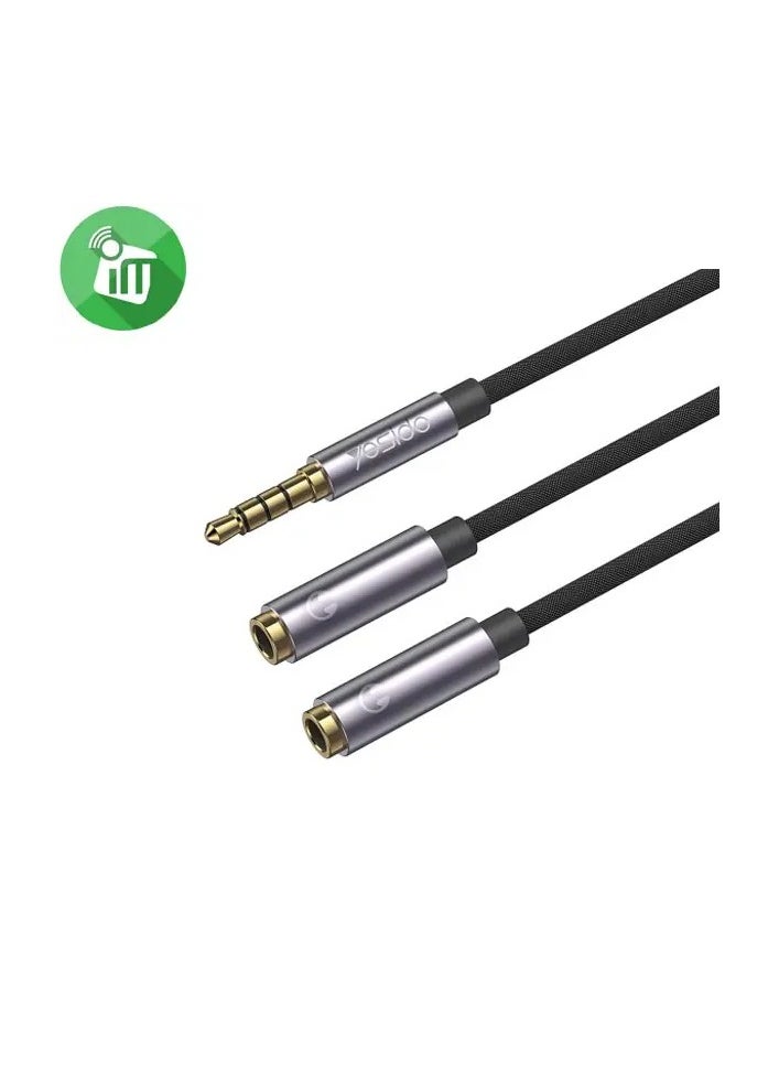 Yesido Yesido YAU27 3.5mm Male to Dual 3.5mm Female Audio Splitter  - Image 1