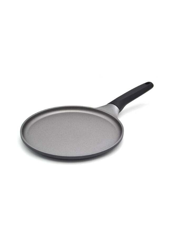 Prestige Essentials Flat Tawa 24cm | Non-Stick Granite Coating Dosa Pan | Induction Base Tawa Pan for Dosa/Roti/Chapati with Stick Handle  - PR81166 Black - Image 1