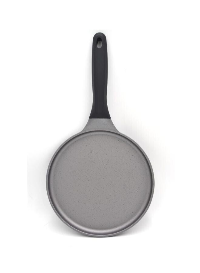 Prestige Essentials Flat Tawa 24cm | Non-Stick Granite Coating Dosa Pan | Induction Base Tawa Pan for Dosa/Roti/Chapati with Stick Handle  - PR81166 Black - Image 5