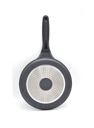 Essentials Flat Tawa 24cm | Non-Stick Granite Coating Dosa Pan | Induction Base Tawa Pan for Dosa/Roti/Chapati with Stick Handle  - PR81166 Black - view 3