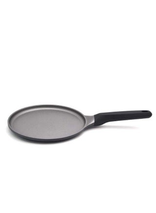 Essentials Flat Tawa 24cm | Non-Stick Granite Coating Dosa Pan | Induction Base Tawa Pan for Dosa/Roti/Chapati with Stick Handle  - PR81166 Black - view 2